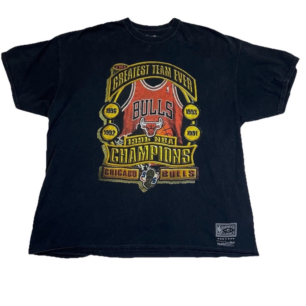 Mitchell & Ness Chicago Bulls 1996 Champs Tee XL NBA Graphic Shirt